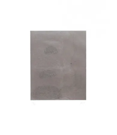 Etching Kaga - Four sleepers with cats and fox