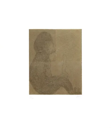 Etching Kaga - Four sleepers with gorilla