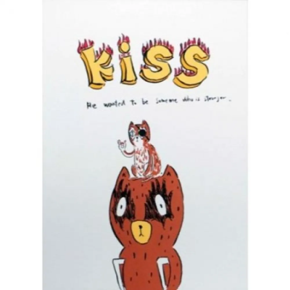 Lithograph Kaga - Kumacchi wanted to be someone else