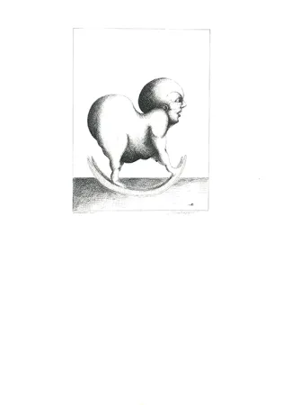 No Technical Kamienniarz - Schaukelpferd