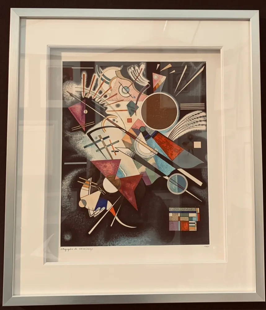 Lithograph Kandinsky - Accompagnement en noir