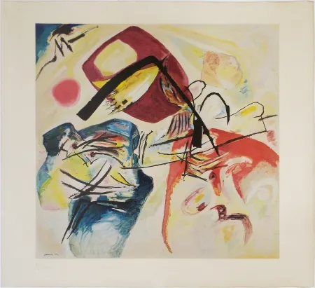 Lithograph Kandinsky - Arc Noir
