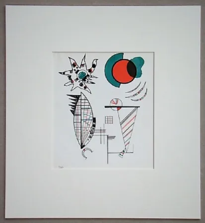 Lithograph Kandinsky - Composition, 1934
