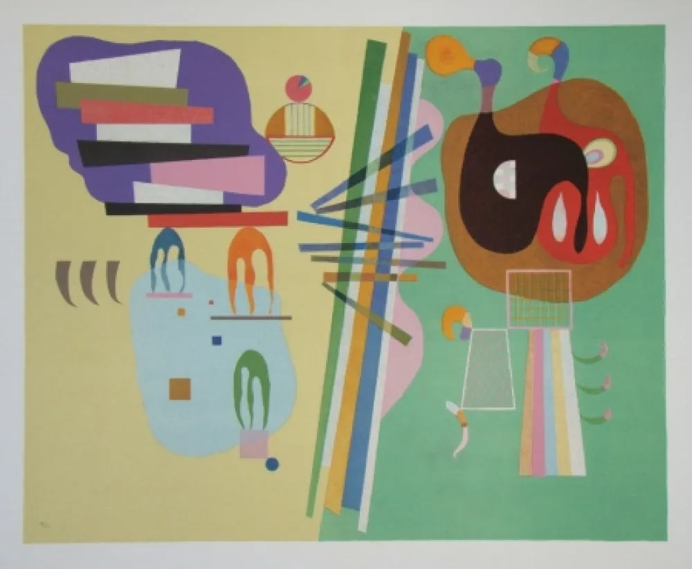 Lithograph Kandinsky - Composition, période parisienne 1934-1944