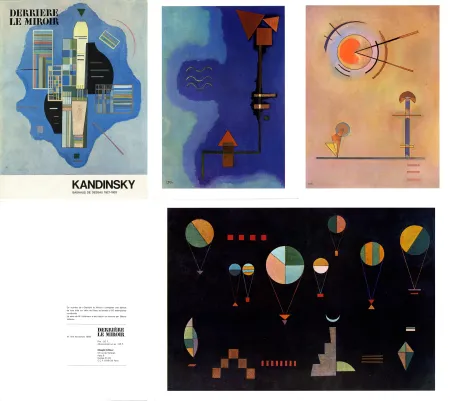 Illustrated Book Kandinsky - Derrière le Miroir n° 154. KANDINSKY, Bauhaus de Dessau (1927-1933) (1965).