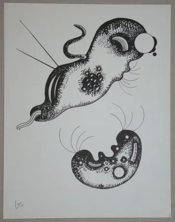 Lithograph Kandinsky - Dessin à la plume, 1933