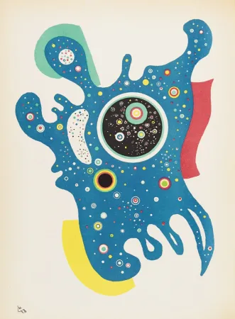 Lithograph Kandinsky - Étoiles