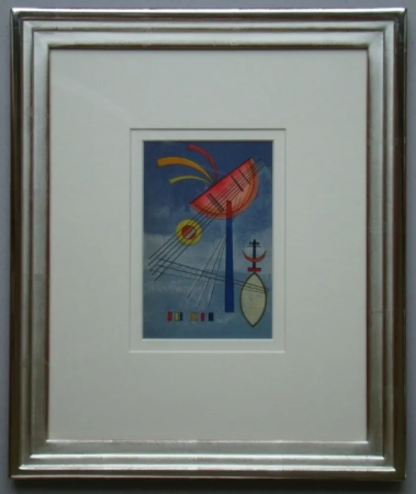 Lithograph Kandinsky - Geneigter Halbkreis