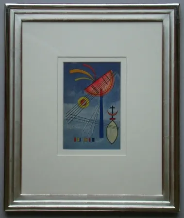 Lithograph Kandinsky - Geneigter Halbkreis