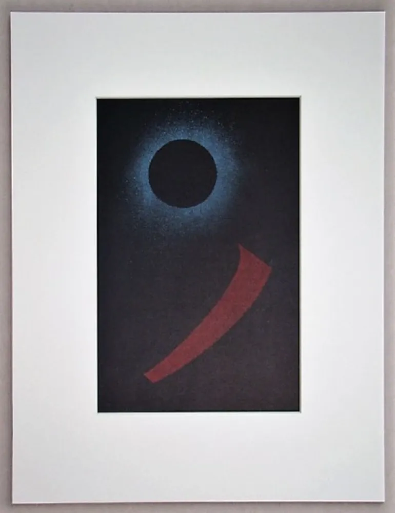 Lithograph Kandinsky - Schwarze Sonne, 1940