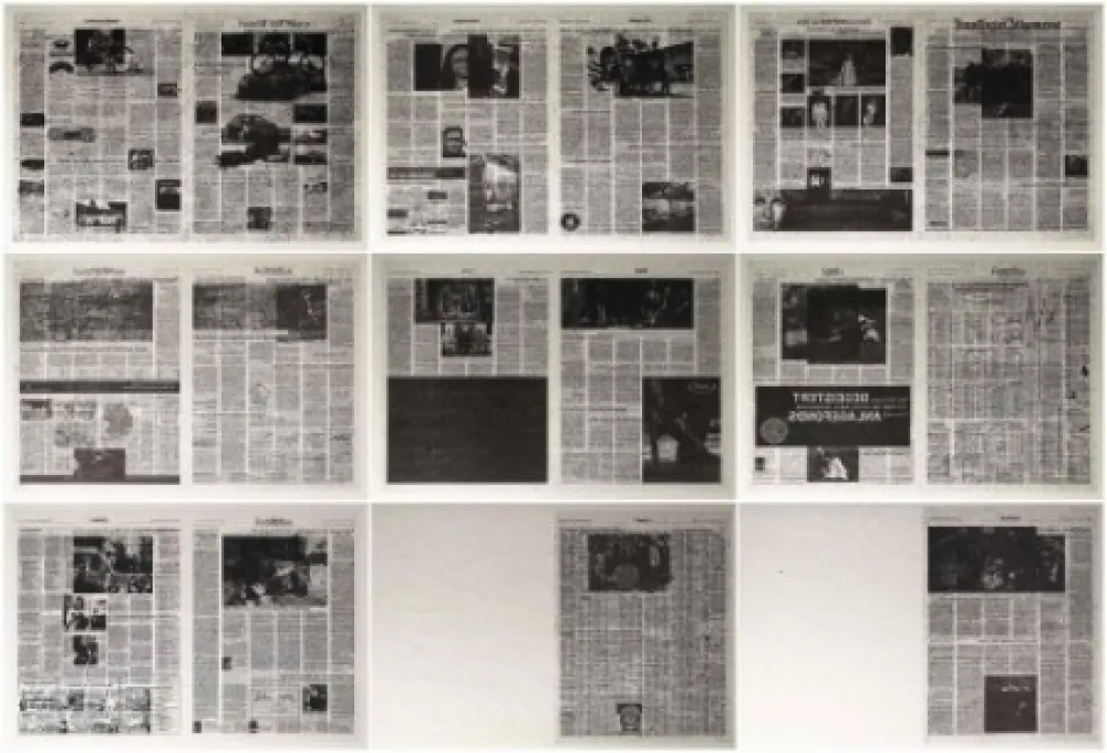 Lithograph Kassay - Frankfurter Allgemeine