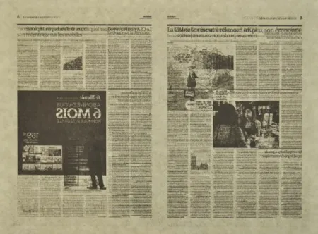 Lithograph Kassay - Untitled 2/7 (Le Monde)