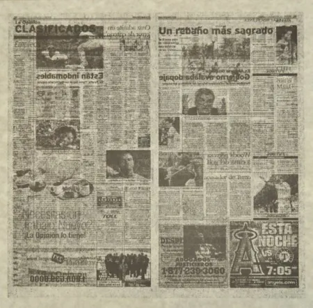 Lithograph Kassay - Untitled 2/8 (La Opinión)