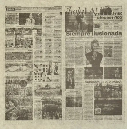 Lithograph Kassay - Untitled 4/8 (La Opinión)