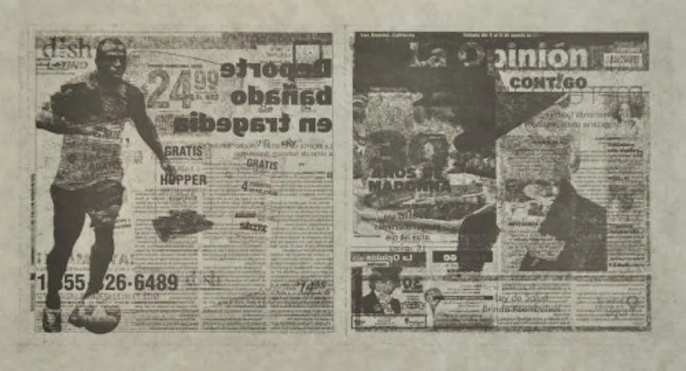 Lithograph Kassay - Untitled 6/8 (La Opinión)