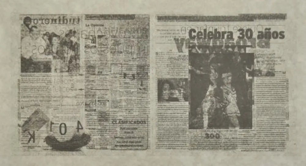 Lithograph Kassay - Untitled 7/8 (La Opinión)