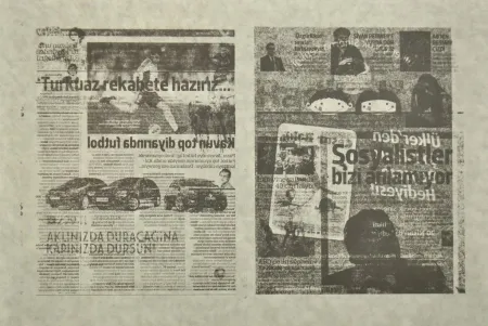 Lithograph Kassay - Untitled 9/10 (Radikal)