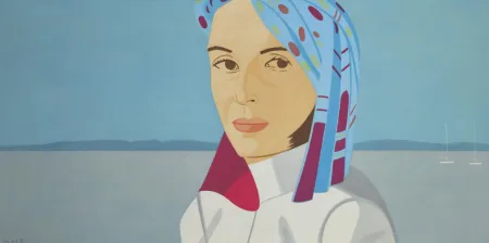 Aquatint Katz - Ada in Blue Hat