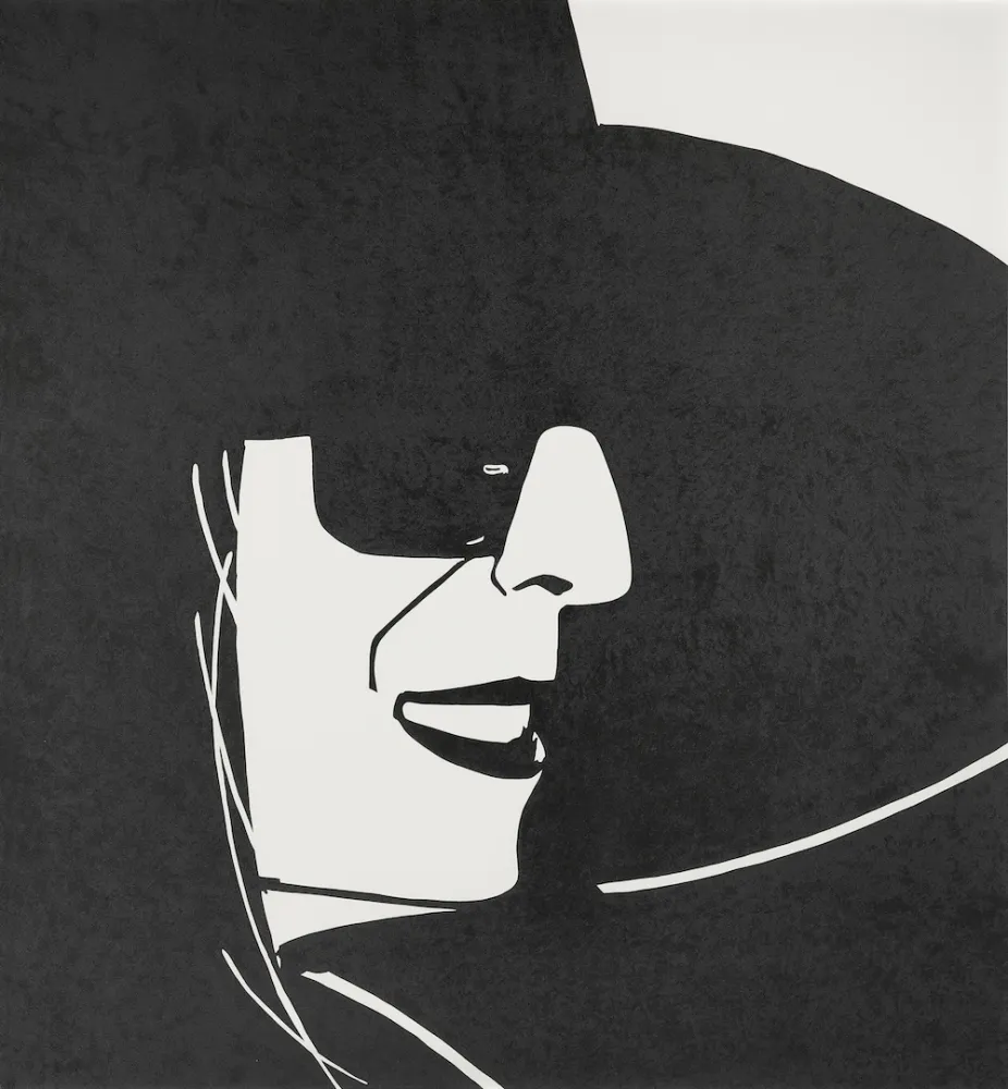 Screenprint Katz - Ada with Black Hat