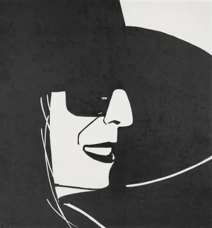 Screenprint Katz - Ada with Black Hat