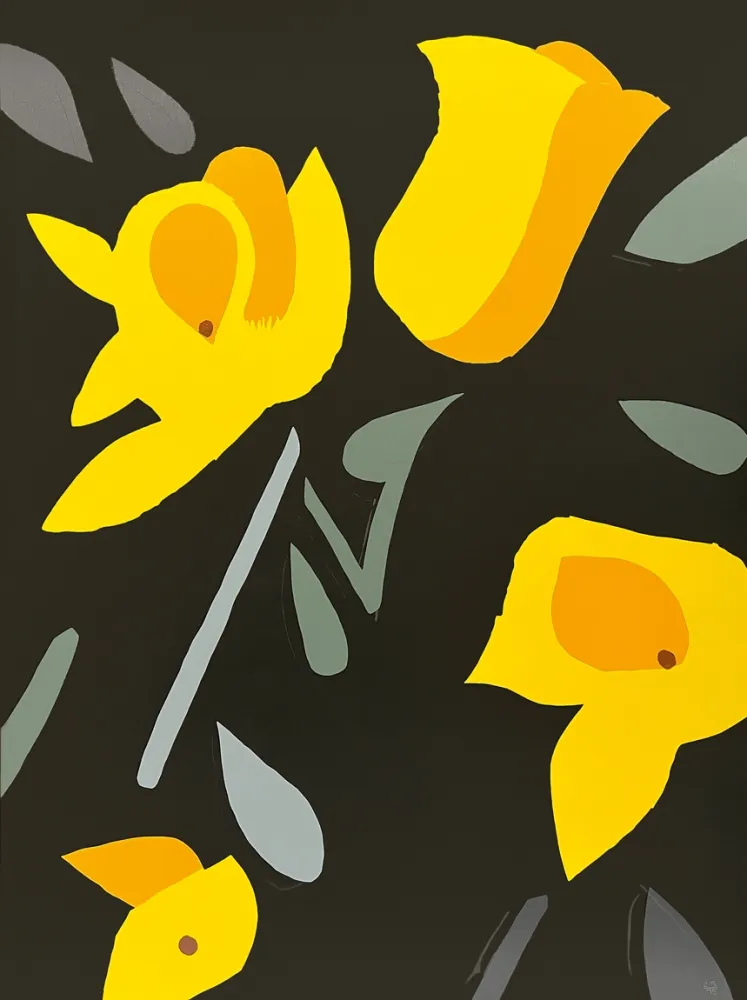 Woodcut Katz - 