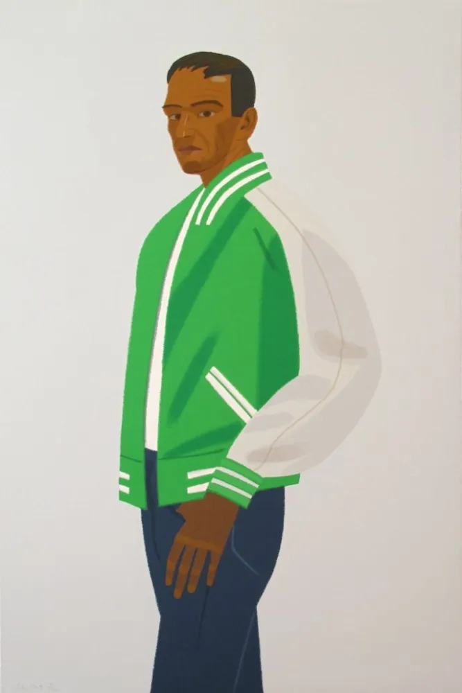 Screenprint Katz - Green Jacket (from Alex & Ada portfolio)