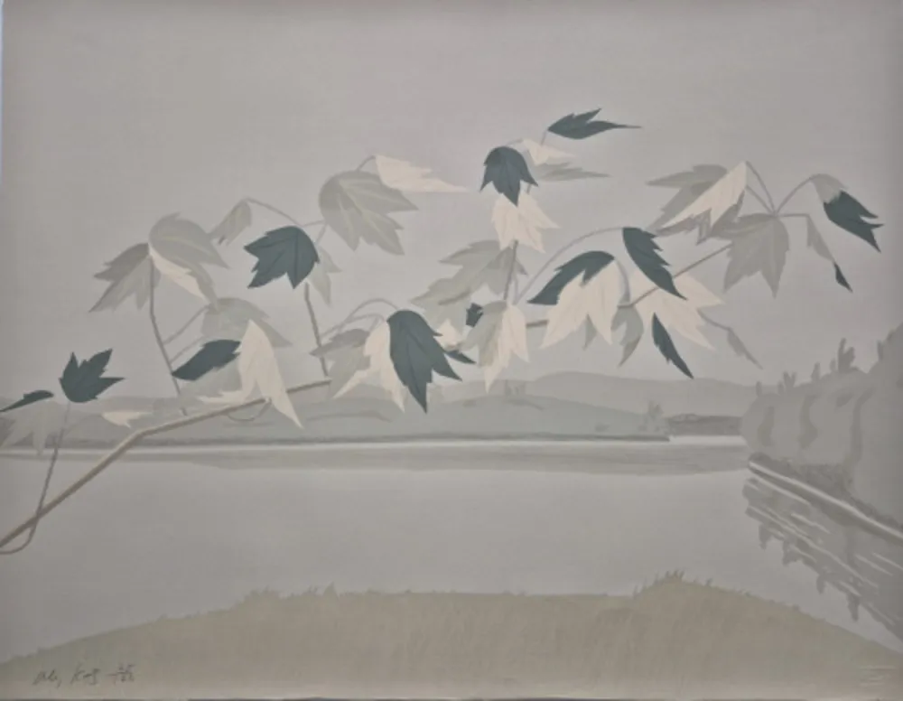 Lithograph Katz - Late July 2