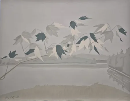 Lithograph Katz - Late July 2