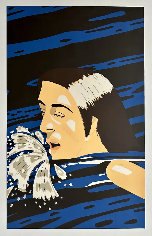 Screenprint Katz - Olympic Swimmer