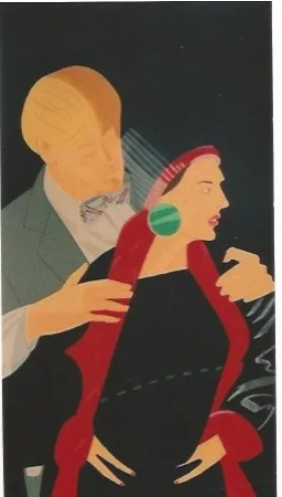 Screenprint Katz - Pas de Deux V - Red Grooms and Liz Ross