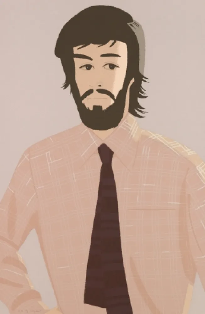 Screenprint Katz - Plaid Shirt I