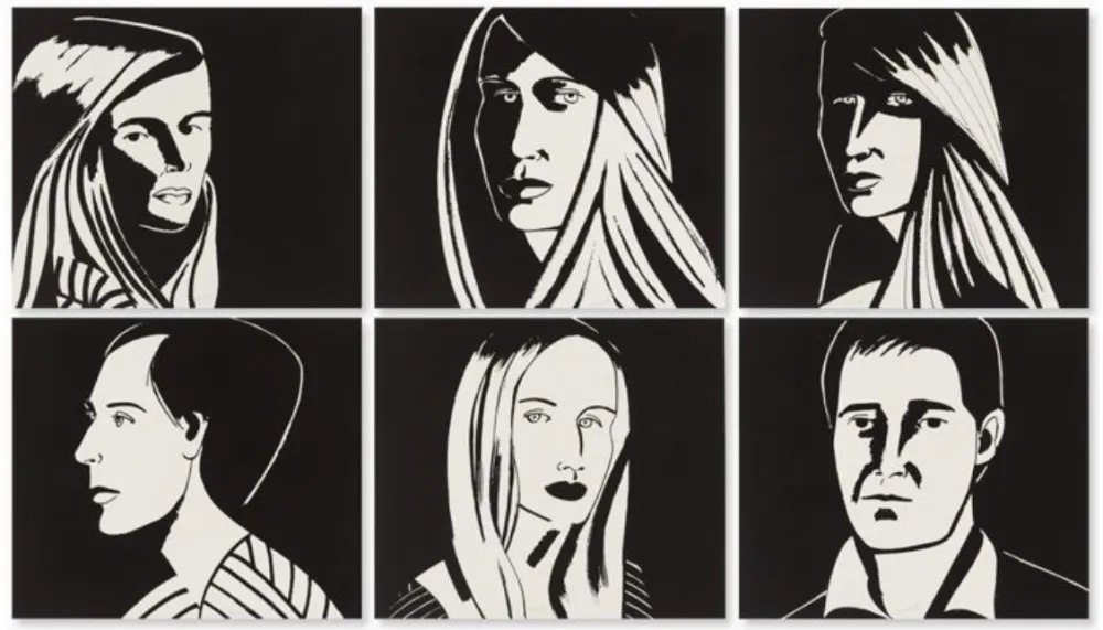 Aquatint Katz - Six Portraits (Aquatint)