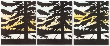 Woodcut Katz - Twilight 1, 2 & 3