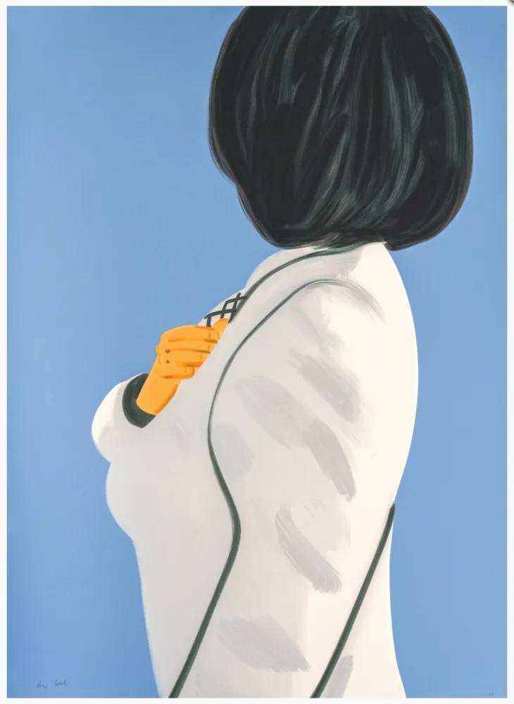 Screenprint Katz - Vivien in White Coat