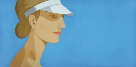 Etching And Aquatint Katz - White Visor