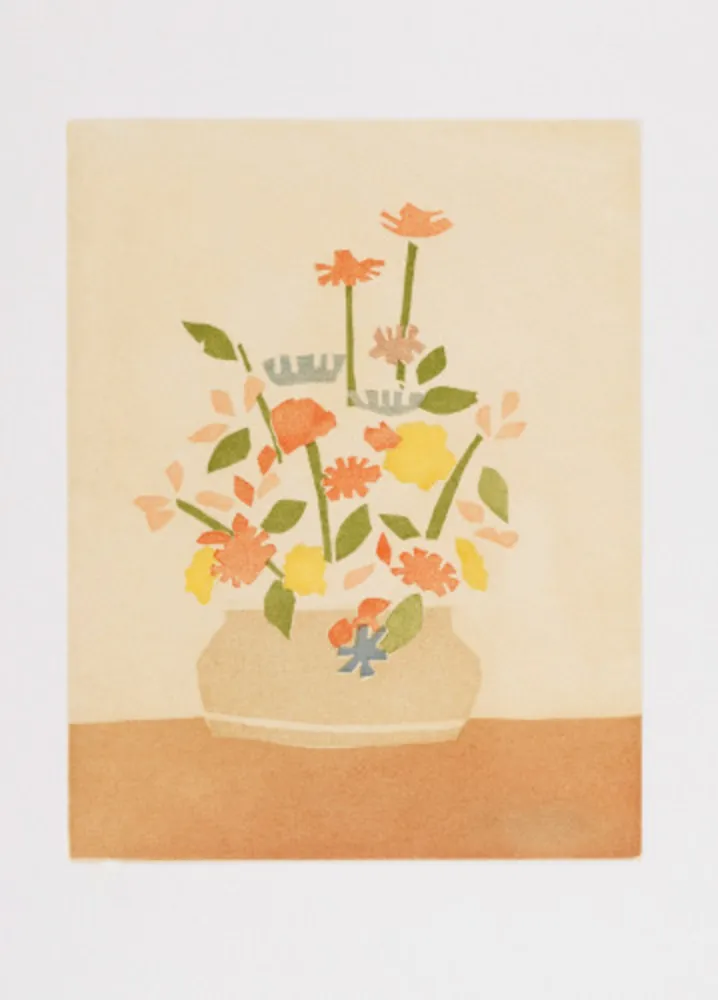 Aquatint Katz - Wildflowers in Vase