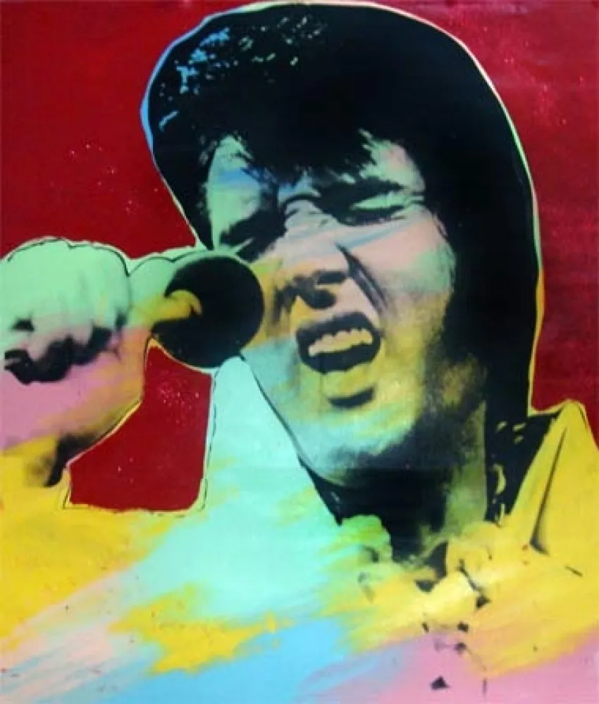 Screenprint Kaufman - Elvis II