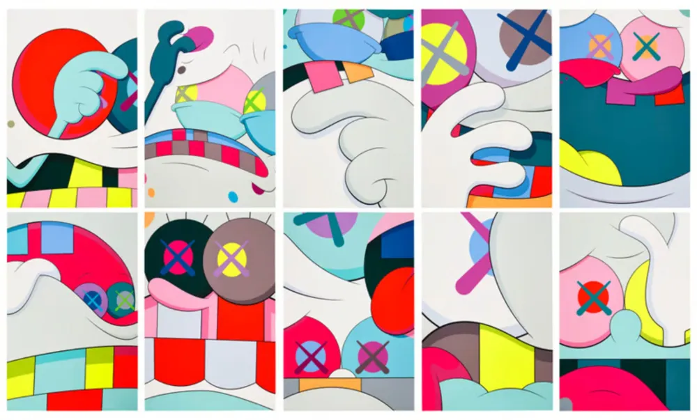 Screenprint Kaws - Blame Game