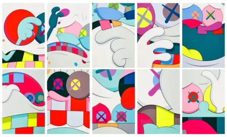 Screenprint Kaws - Blame Game