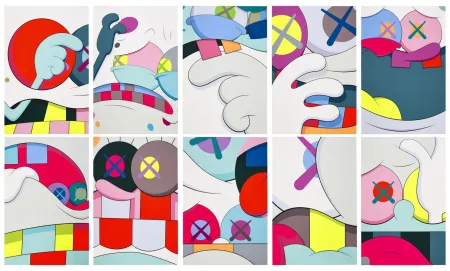 Screenprint Kaws - Blame Game Portfolio