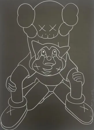 Screenprint Kaws - Companion vs Astroboy