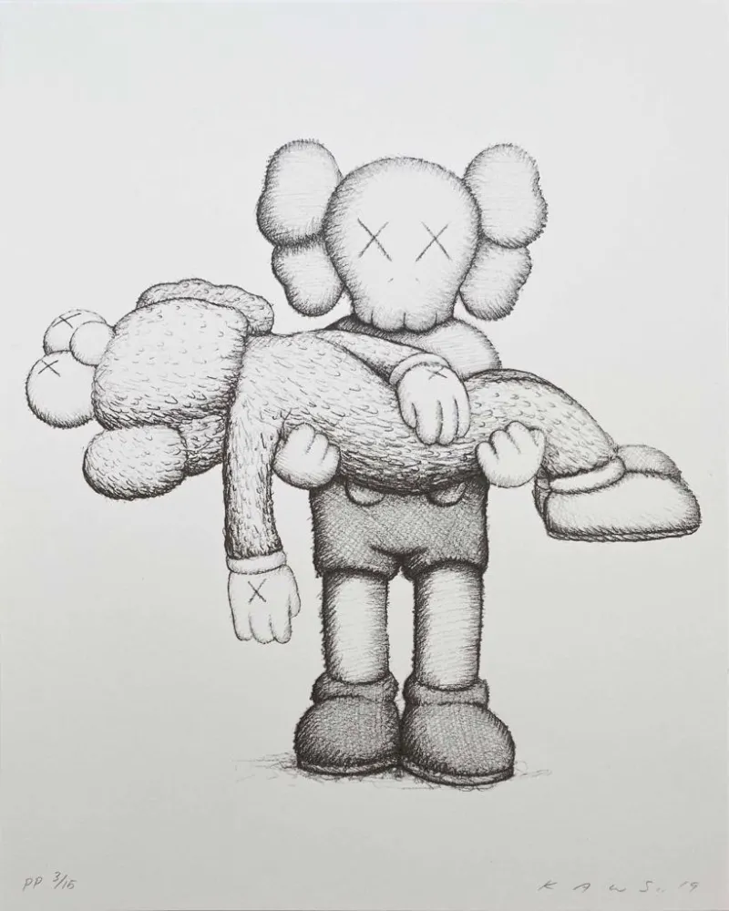 Screenprint Kaws - Gone