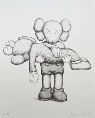 Screenprint Kaws - Gone
