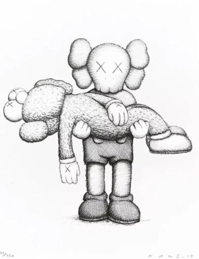 Lithograph Kaws - Nov Gone 