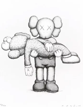 Lithograph Kaws - Nov Gone 