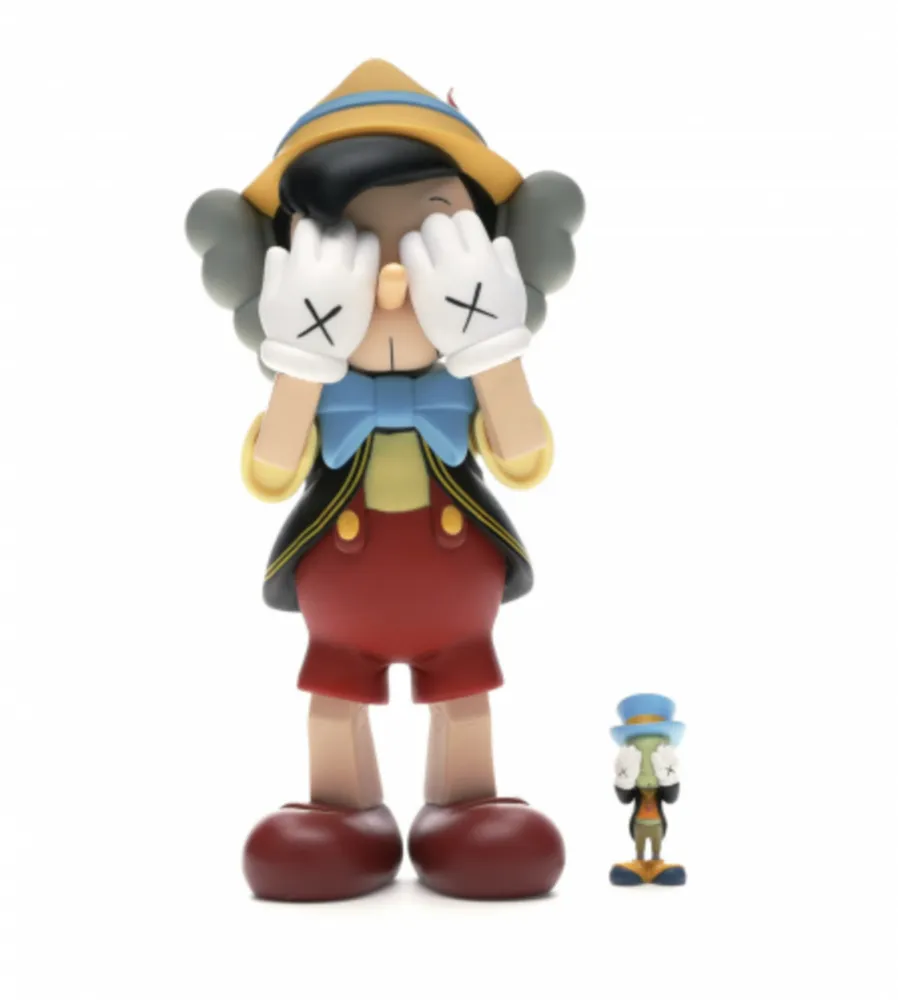 Multiple Kaws - Pinocchio & Jiminy Cricket