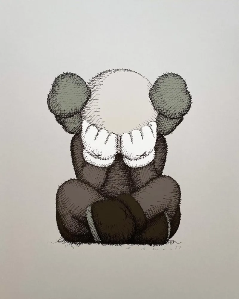 Screenprint Kaws - Separated