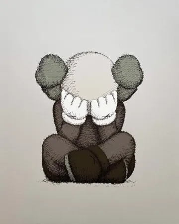 Screenprint Kaws - Separated