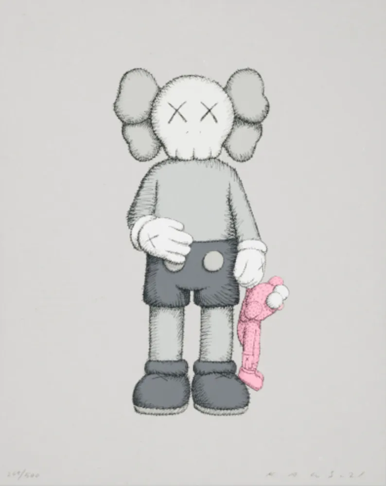 Screenprint Kaws - Share