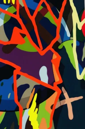 Screenprint Kaws - Tension No. 3